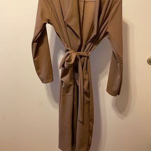 Camel Utility Pocket Belted Duster BN/NU